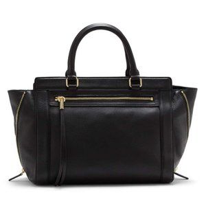 Vince Camuto Siena Black Leather Bag